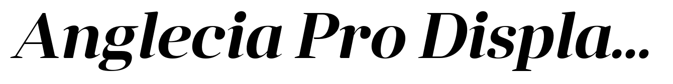 Anglecia Pro Display Semi Bold Italic